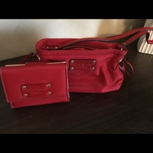 Kate Spade mini bag and matching wallet